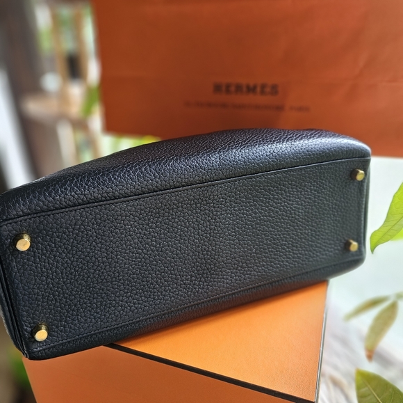 HERMES KELLY BLACK - Picture 9 of 16